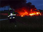 Prio 1 Brand Wegvervoer Land Bouwvoertuig Rohelsterweg Buitenpost